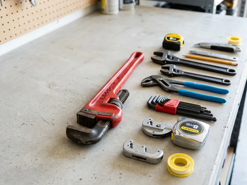 Professional plumbers in Meyers, CA equipped with top-tier tools for residential and commercial plumbing services.
